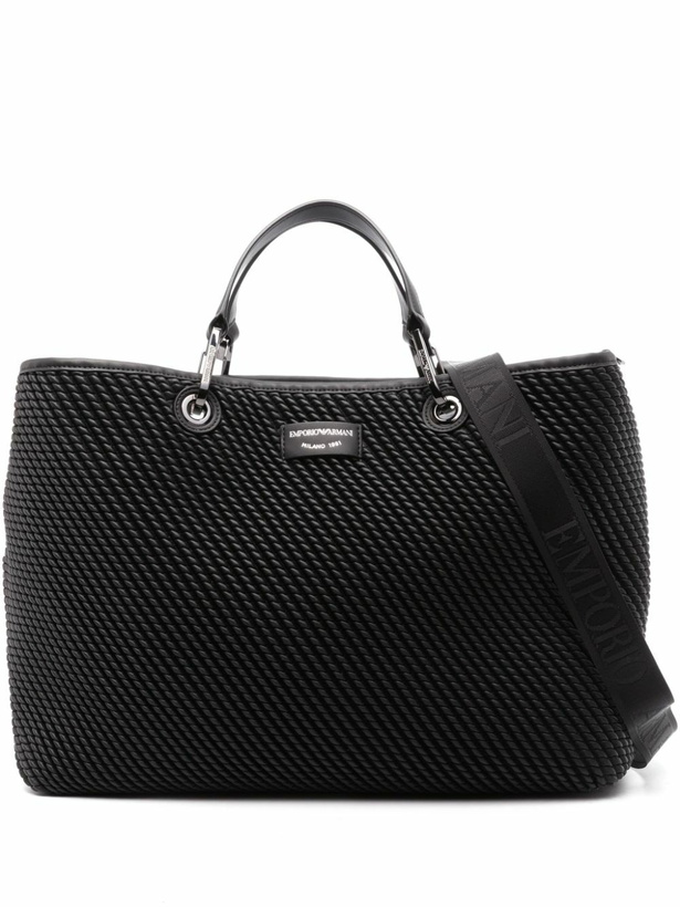 Photo: EMPORIO ARMANI - Embossed Tote Bag