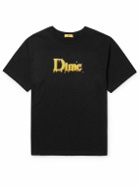 DIME - Logo-Print Cotton-Jersey T-Shirt - Black