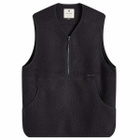 Snow Peak Men's Thermal Boa Fleece Vest in Black