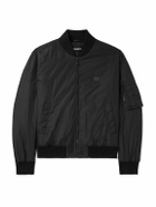 Dolce&Gabbana - Logo-Appliquéd Shell Bomber Jacket - Black