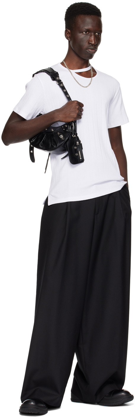 LGN Louis Gabriel Nouchi White Cutout T-Shirt
