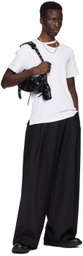 LGN Louis Gabriel Nouchi White Cutout T-Shirt