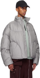 A. A. Spectrum Gray Boules Down Jacket