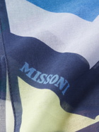 Missoni - Striped Cotton-Voile Pocket Square