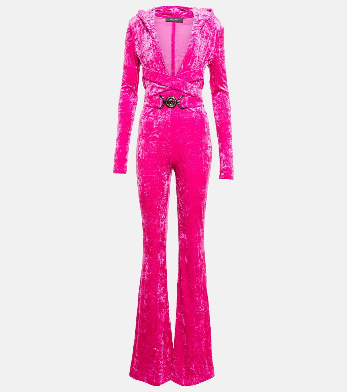 Versace - Medusa Biggie velvet jumpsuit