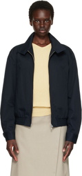 TONYWACK Navy High Density Cotton Harrington Jacket