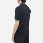 Fred Perry Men's Twin Tipped Polo Shirt in Toronto Green