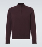 Agnona Cashmere half-zip sweater