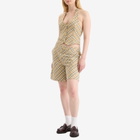 House Of Sunny Women's Sloane Check Waistcoat in Multi