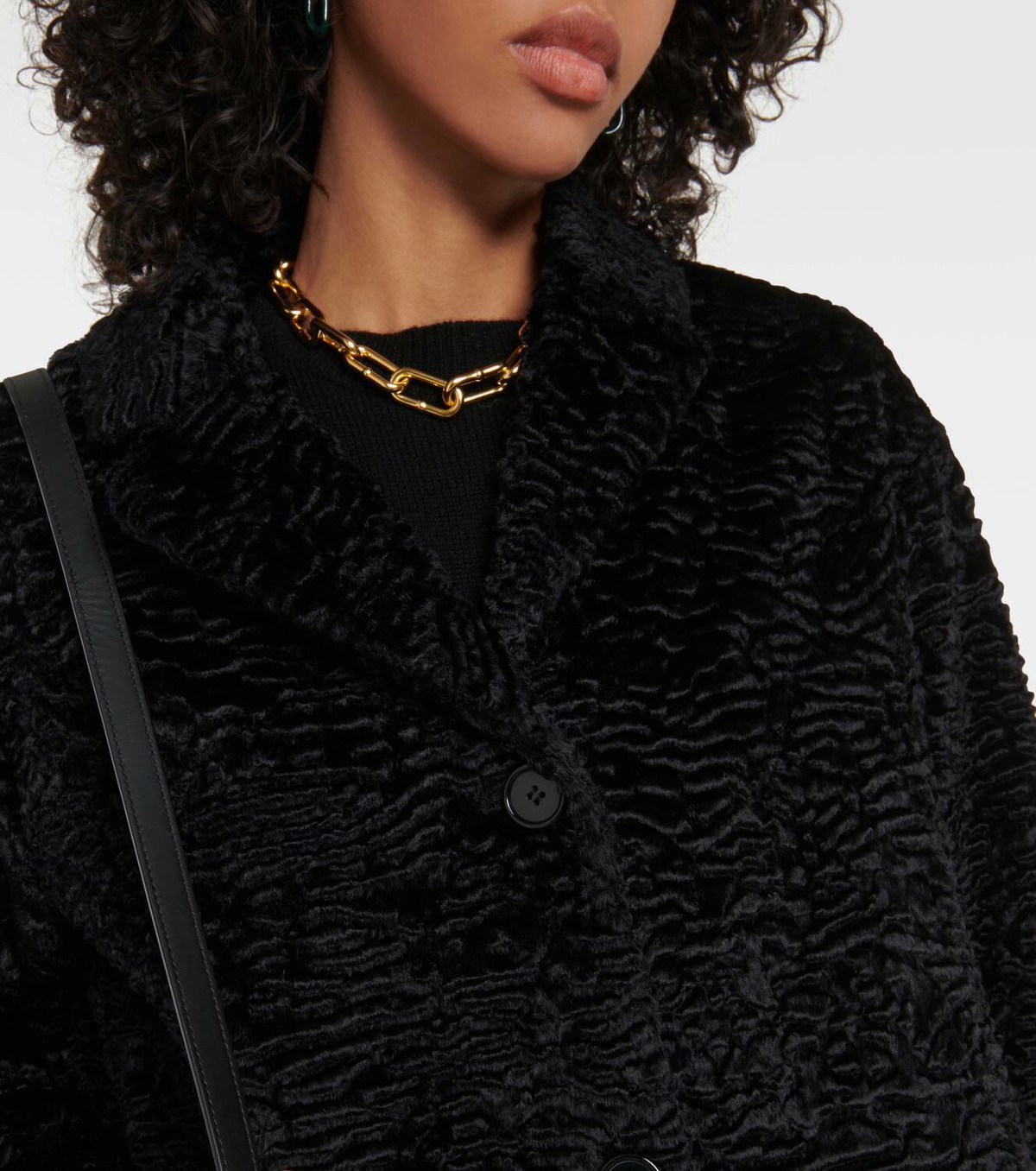 'S Max Mara Caio jacquard velvet coat