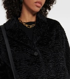 'S Max Mara Caio jacquard velvet coat