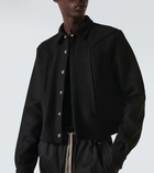 Rick Owens Cropped virgin wool jacket