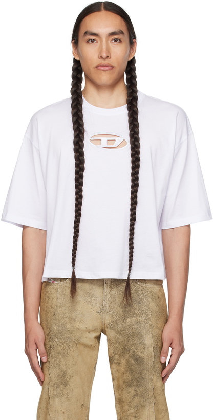 Photo: Diesel White T-Rowy-Od T-Shirt