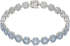 Botter SSENSE Exclusive Silver & Blue Hatton Labs Edition Daisy Tennis Bracelet