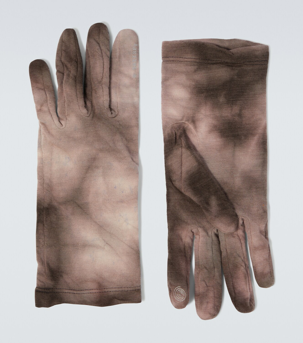 Satisfy CloudMerino tie-dye wool gloves