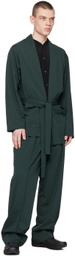 RAINMAKER KYOTO Green Belted Cardigan