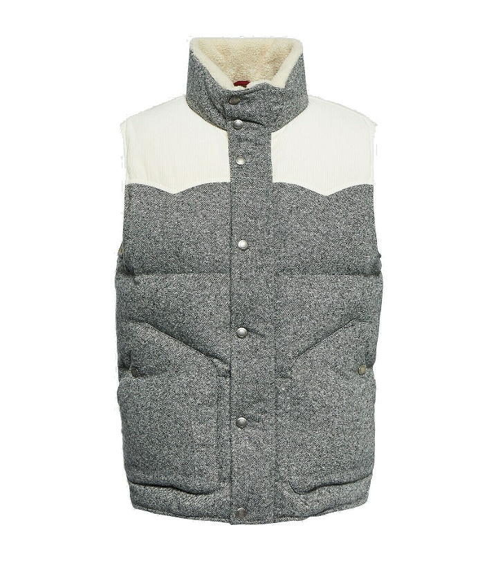 Photo: Brunello Cucinelli Wool and cashmere vest