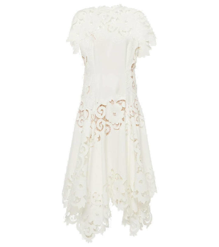 Photo: Oscar de la Renta Guipure lace midi dress