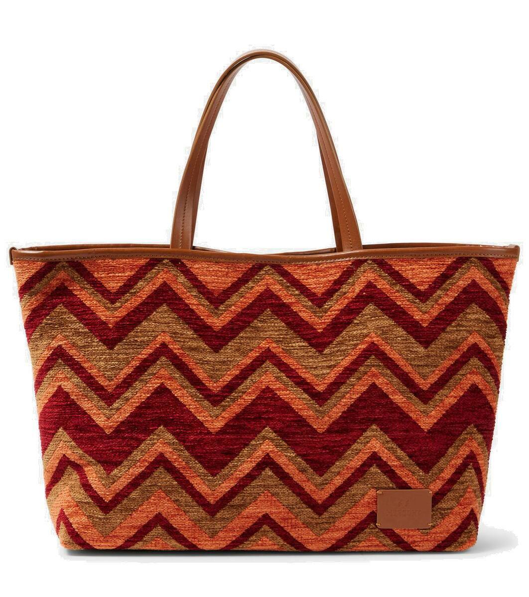 Missoni Zigzag Medium canvas tote bag Missoni