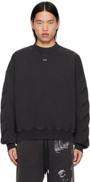 Off-White Black S.Matthew Over Sweatshirt