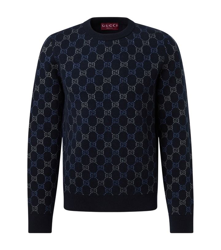 Photo: Gucci GG wool and cashmere-blend jacquard sweater