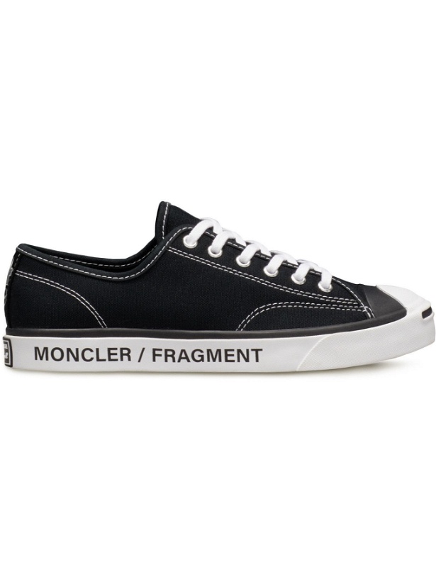 Photo: Moncler - Converse 7 Moncler Fraylor II Logo-Print Canvas Sneakers - Black