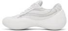 JW Anderson White Bumper Hike Low Top Sneakers