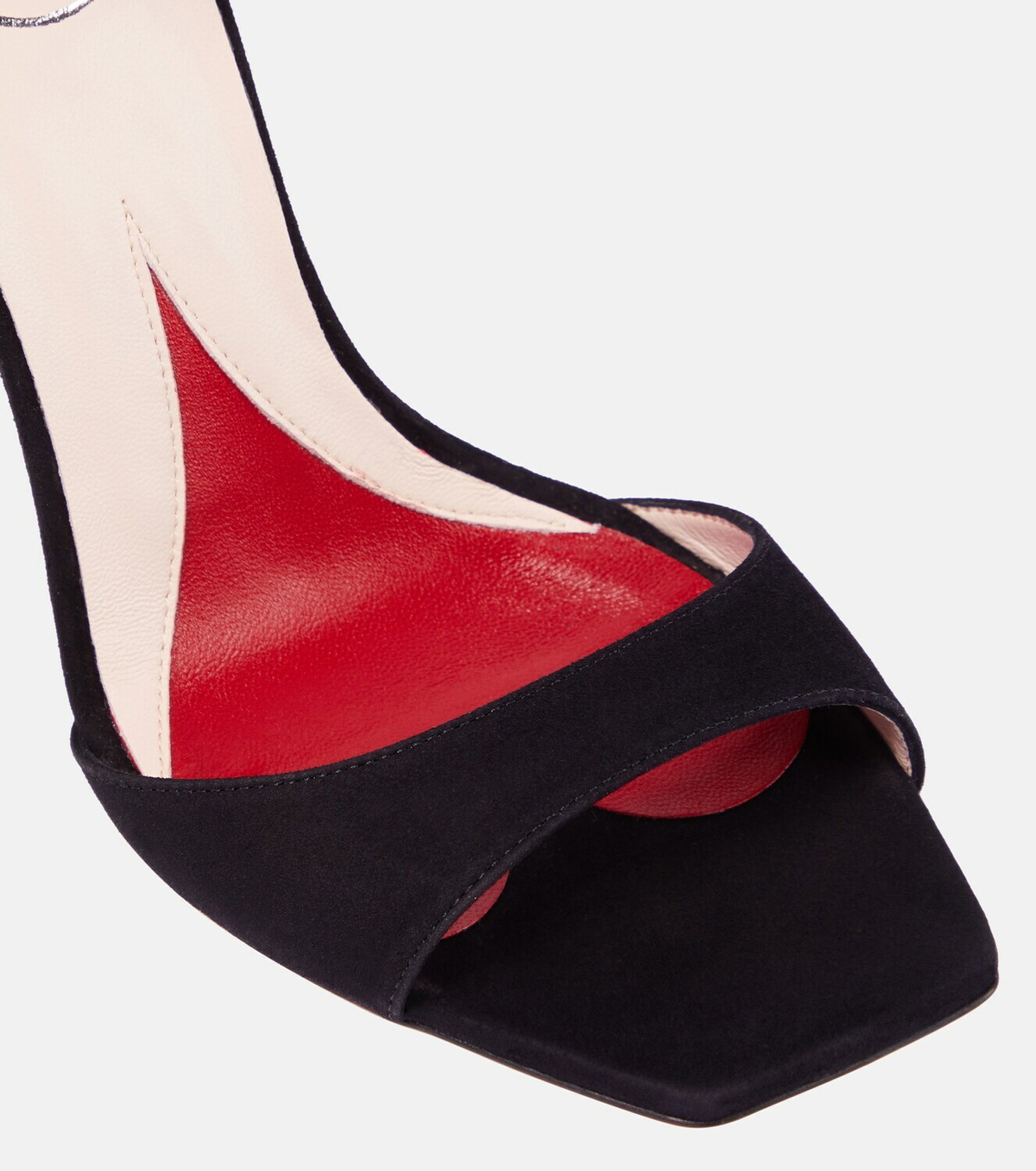 【関税込み】ROGER VIVIER MARLENE' SANDALS Roger Vivier Marlene embellished suede sandals Roger Vivier