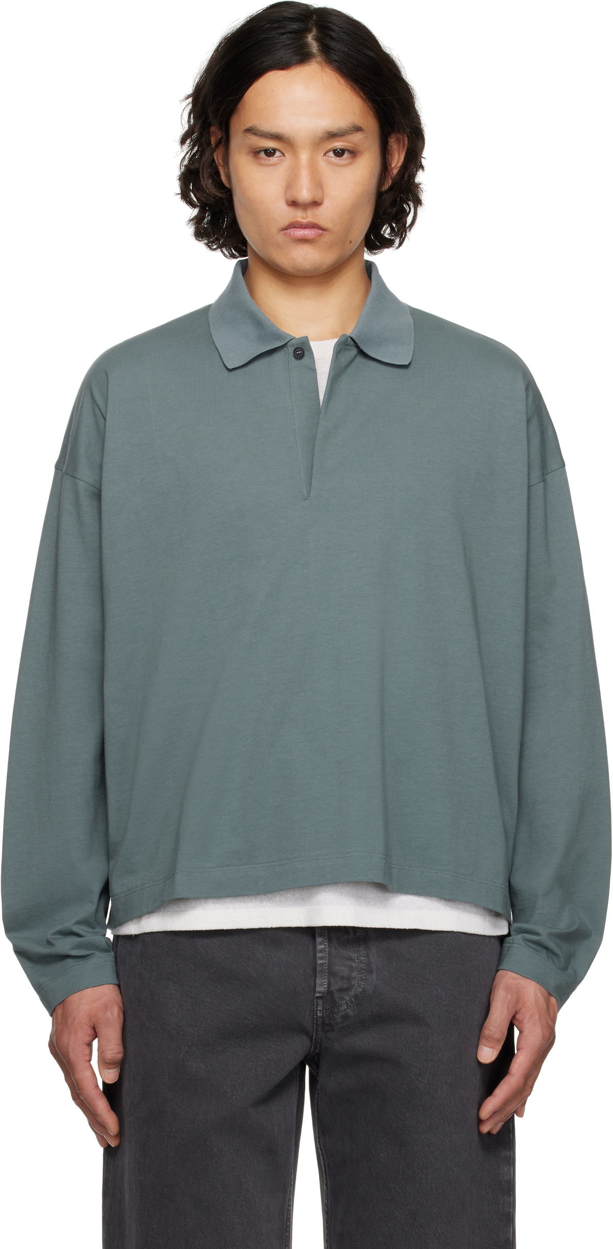 The Row グレー Bryson ポロシャツ The Row: Gray Bryson Polo | SSENSE