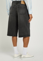 Ami Paris Denim Shorts Black