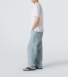The Row Dan suede thong sandals