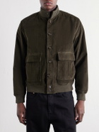 Valstar - Valstarino Cotton-Blend Corduroy Bomber Jacket - Green