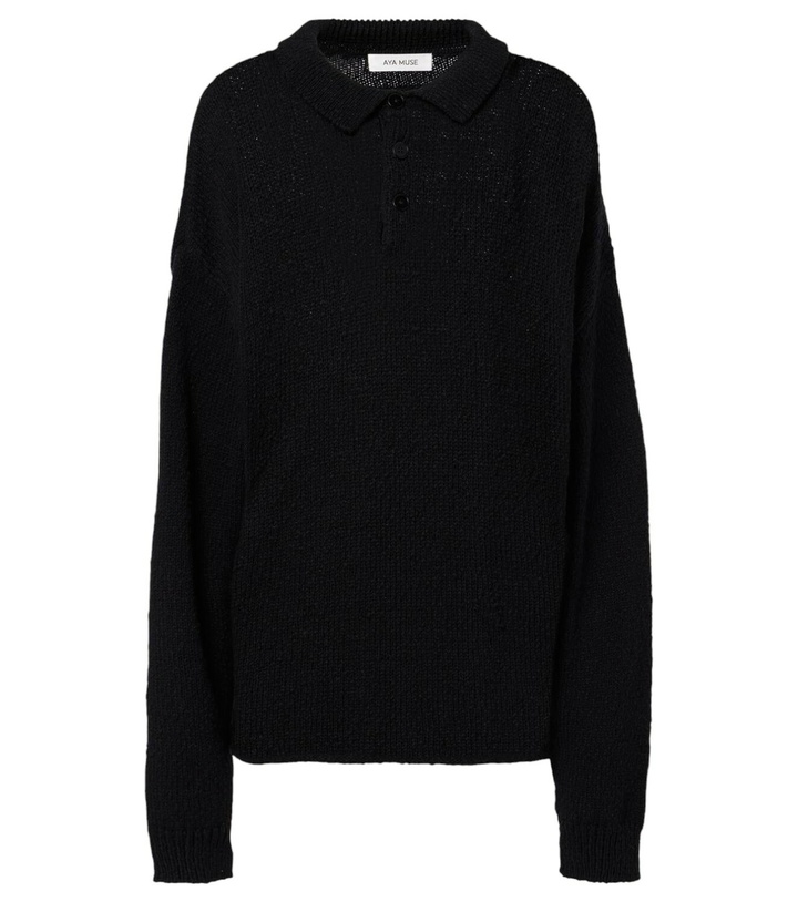 Photo: Aya Muse Oversized cotton polo sweater