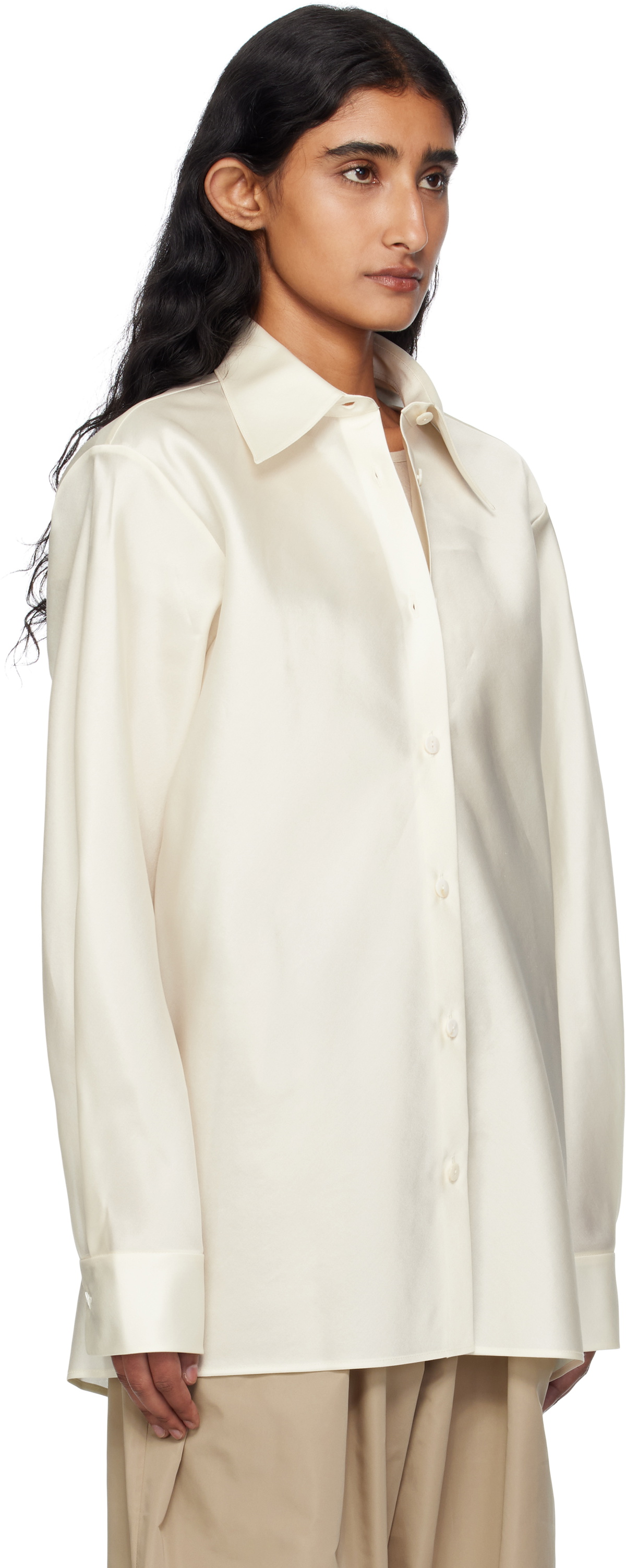 GIA STUDIOS Off-White Perle Shirt