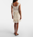 Anna Kosturova Florence crochet cotton miniskirt