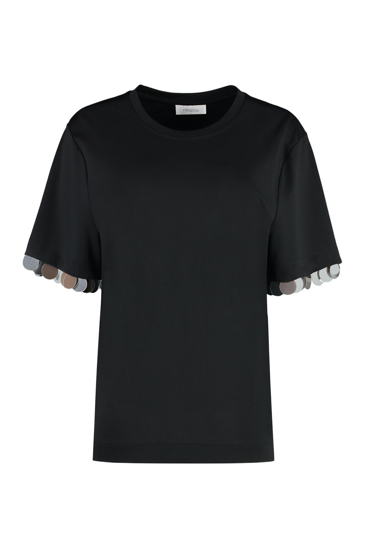 Paco Rabanne Pink Cropped T-Shirt Paco Rabanne