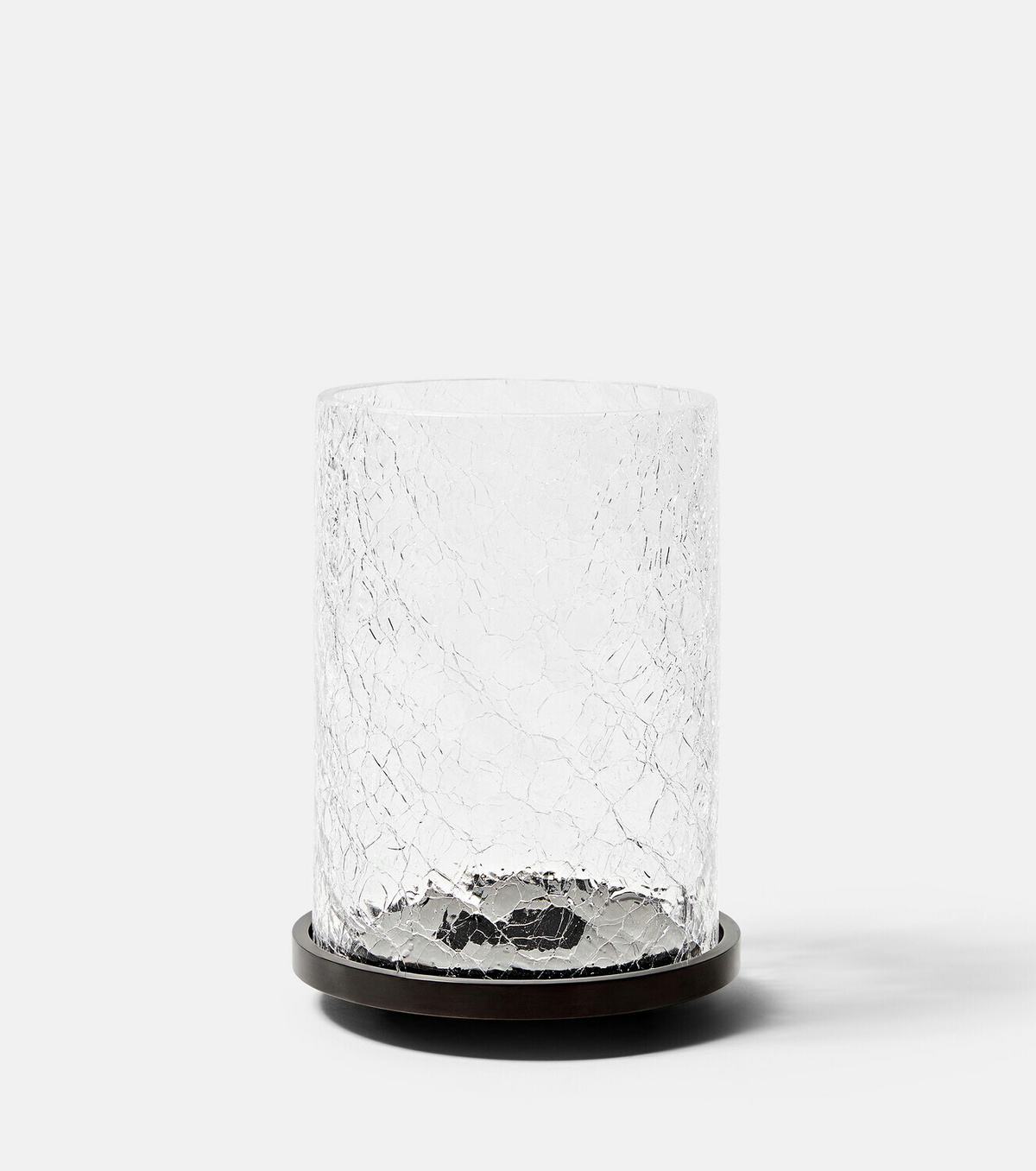 Michaël Verheyden Orkan glass and bronze tealight holder