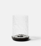 Michaël Verheyden Orkan glass and bronze tealight holder