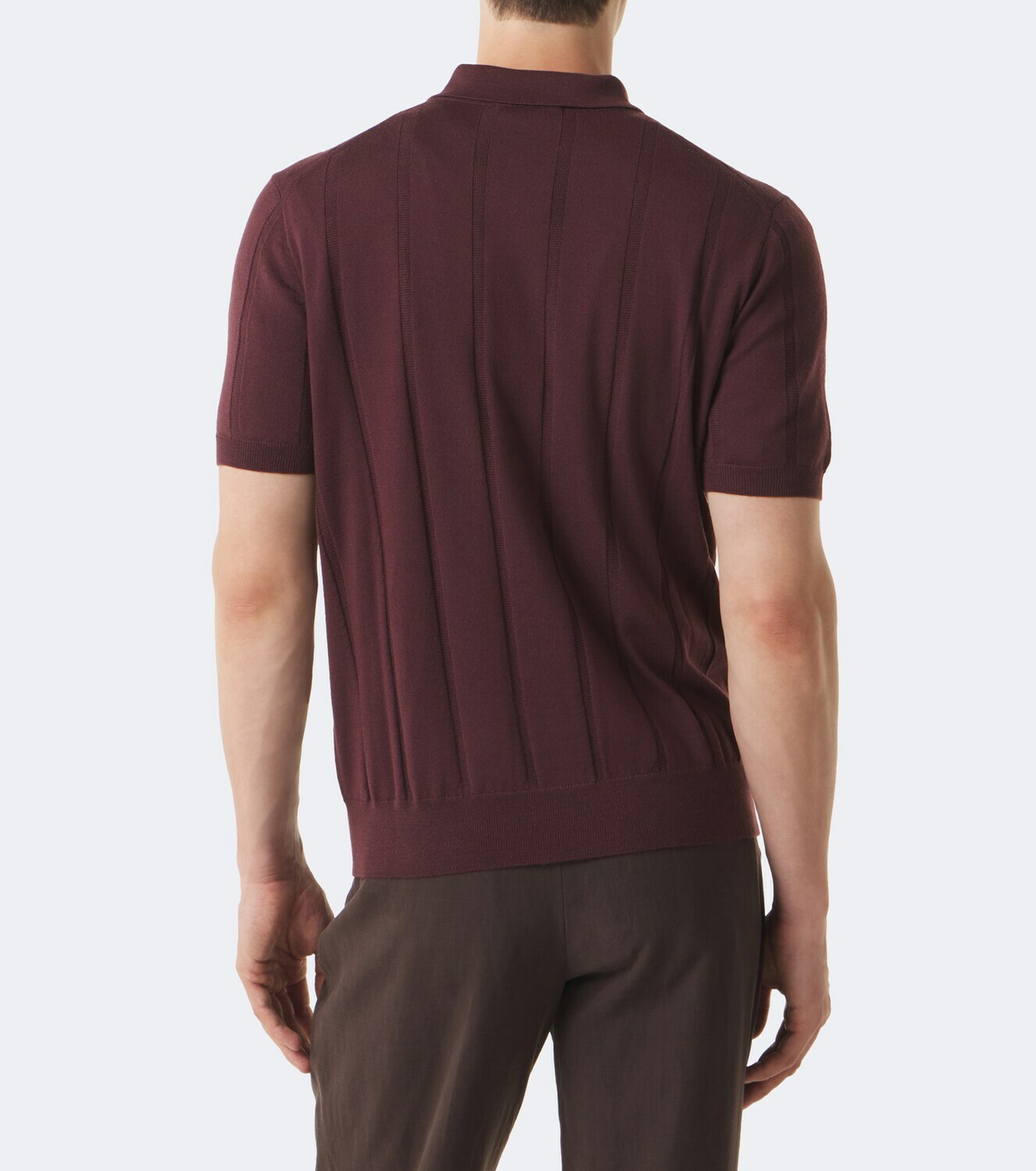 Canali Virgin wool polo shirt
