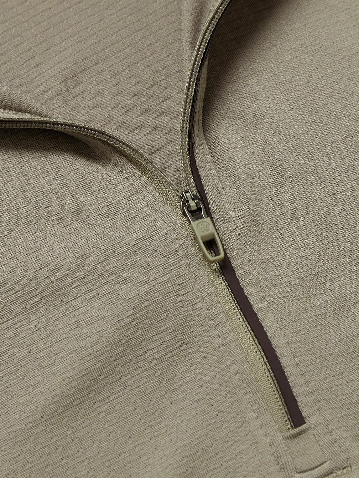 Lululemon - Metal Vent Tech Slim-Fit Stretch-Jersey Half-Zip Top - Gray