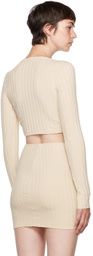 COTTON CITIZEN Off-White Capri Cardigan