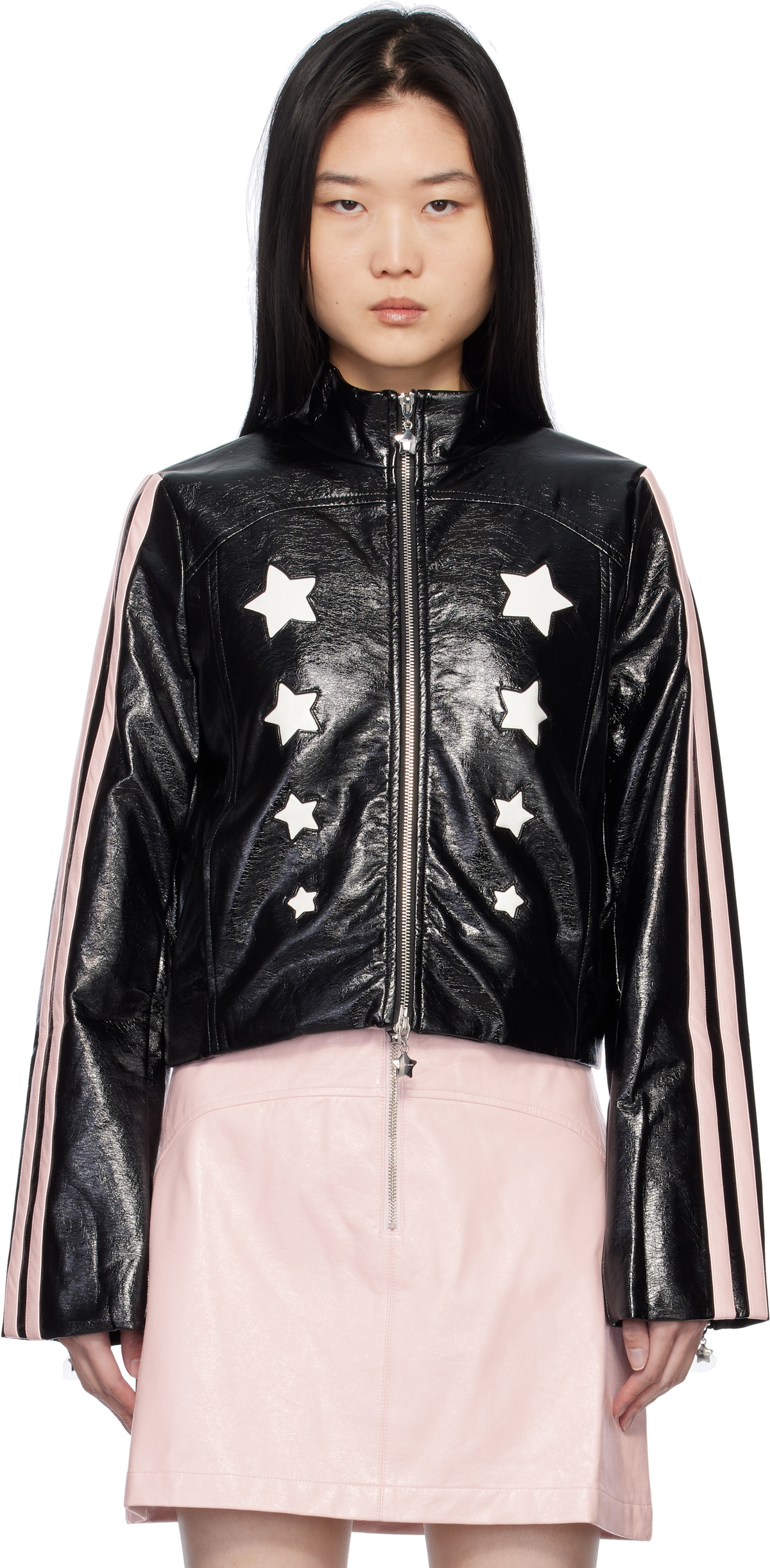 ジェニー愛用♪【SANDY LIANG】ブラック Kino ジャケット Sandy Liang Black Kino Jacket Sandy Liang