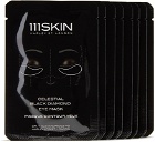 111 Skin Eight-Pack Celestial Black Diamond Eye Masks – Fragrance-Free, 48 mL