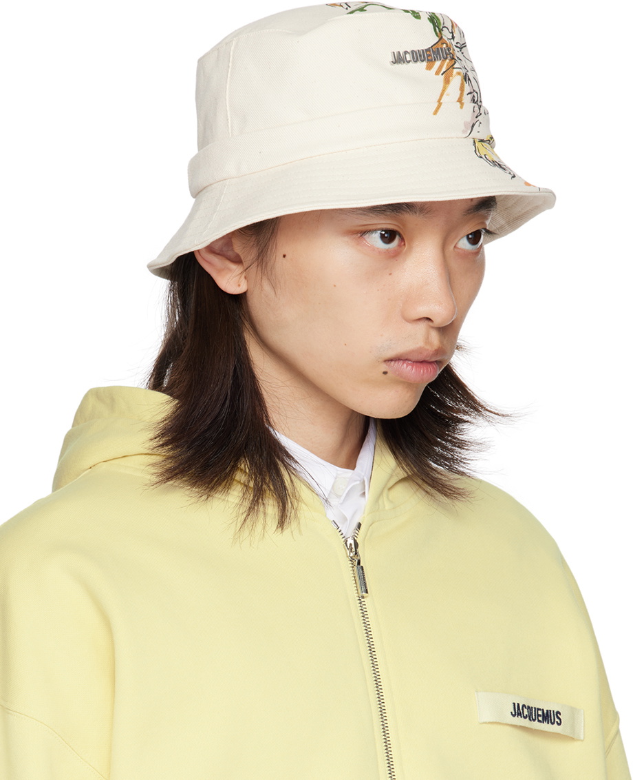 Jacquemus Off White La Casa Le Bob Gadjo Bucket Hat Jacquemus