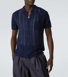 King & Tuckfield Knitted wool shirt