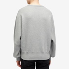 Alexander McQueen Men's Kimono Sleeve Crew Sweatshirt in Pale Grey