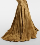 Marmar Halim Off-shoulder bustier gown