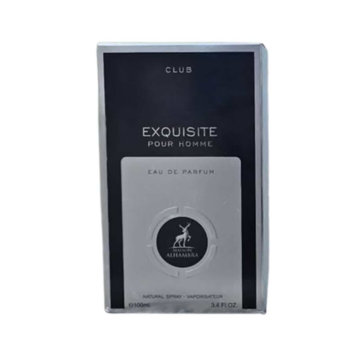Maison Alhambra Mens Exquisite Club EDP Spray 3.4 oz Fragrances 6290362340836