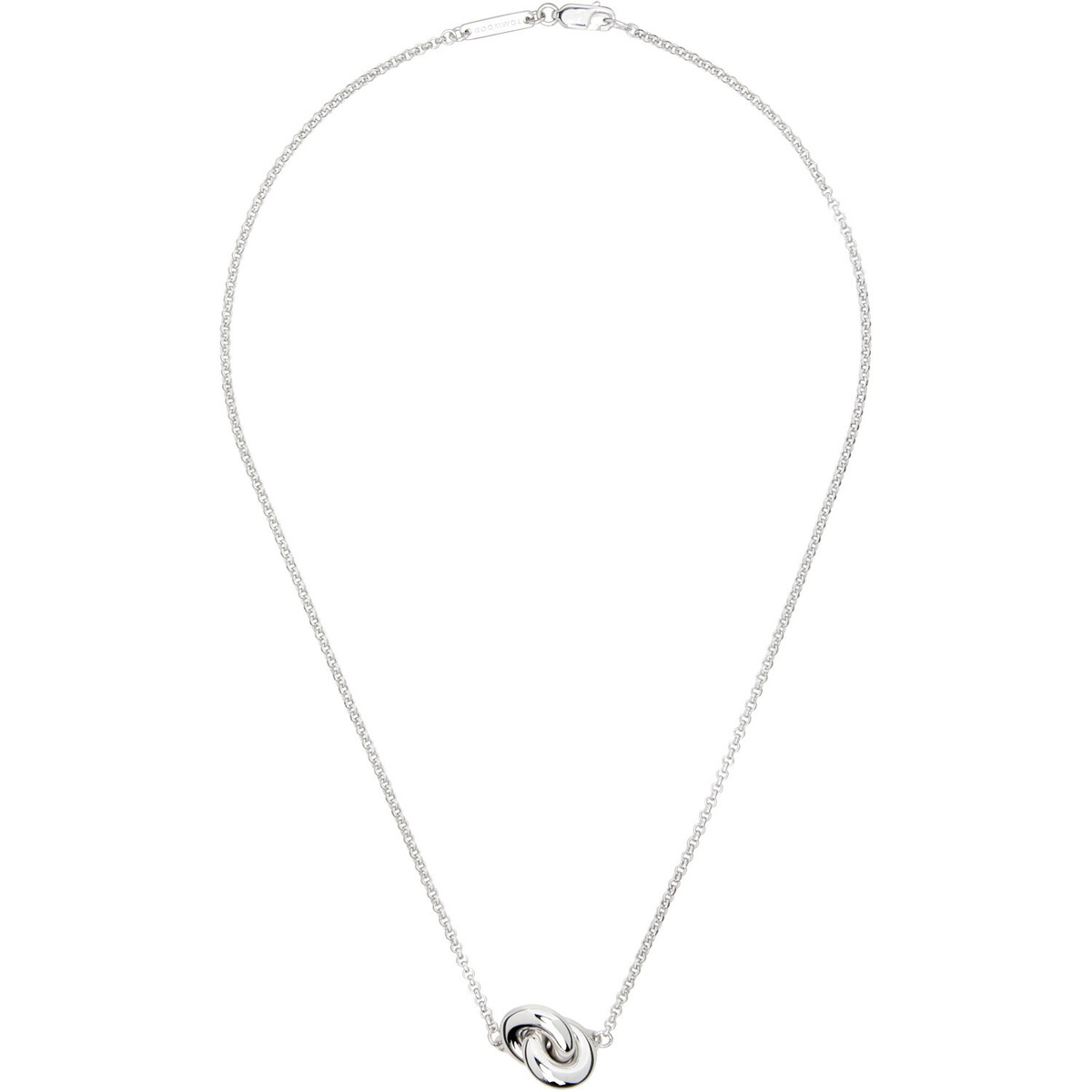Tom Wood Sphere Double Pendant Necklace