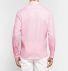 Richard James - Button-Down Collar Cotton-Mesh Shirt - Pink
